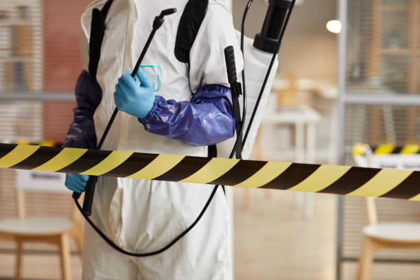 Professional Biohazard technician working in Coram, NY